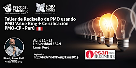 Taller Diseño y Rediseño PMO (PMO Value Ring) & Certificación PMO-CP Lima 2019 primary image