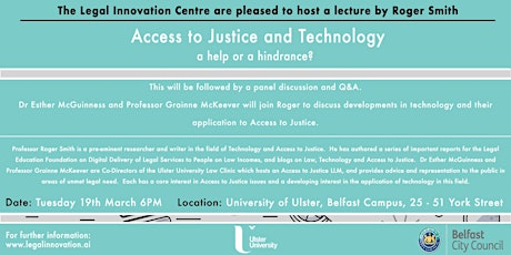 Technology and Access to Justice - a help or a hindrance?   primary image