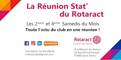 La Réunion Stat' du Rotaract primary image