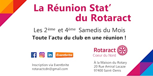 La Réunion Stat' du Rotaract primary image