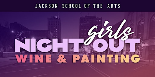 Imagem principal de Girls Night Out: Wine & Painting