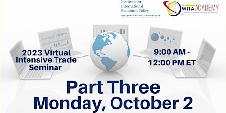 Image principale de PART THREE - 10/2 - 2023 Virtual Intensive Trade Seminar