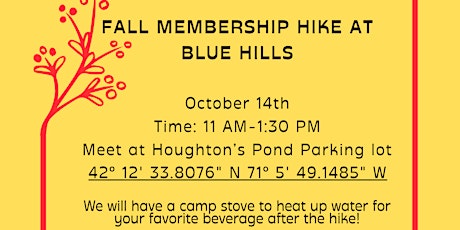 SWE Boston Fall Membership Hike primary image