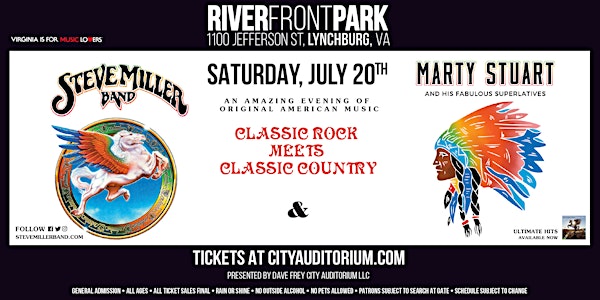 Classic Rock  Meets Classic Country: Steve Miller Band and Marty Stuart