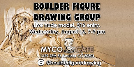 Live Nude Figure Drawing Session at Myco Cafe 8/16 primary image