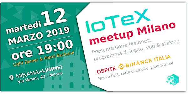 IoTeX : una Blockchain per l'Internet of Things (ospite Binance Italia)
