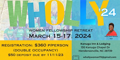Wholly Women Fellowship Retreat 2024 primary image