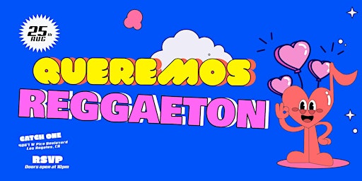 Queremos Reggaeton Experience @ Catch One Los Angeles 18+ primary image
