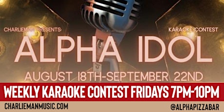 Alpha Idol Karaoke Contest primary image