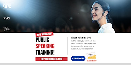 Image principale de Public Speaking Training