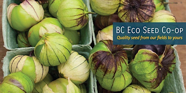 Intro to Seed Saving with David Catzel from the BC Eco Seed Co-op