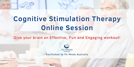 Online Cognitive Stimulation Therapy Experience Session primary image