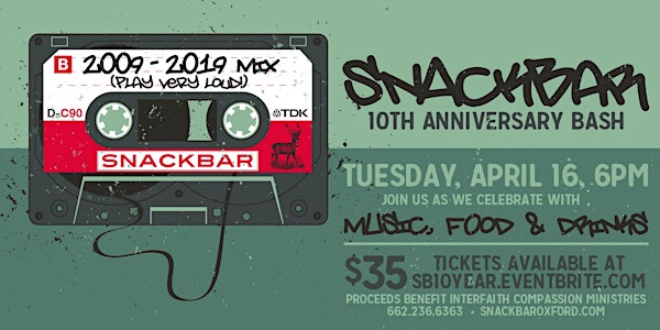 Snackbar 10 Year Anniversary