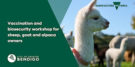 Vaccination and biosecurity workshop for sheep, goat and alpaca owners primary image