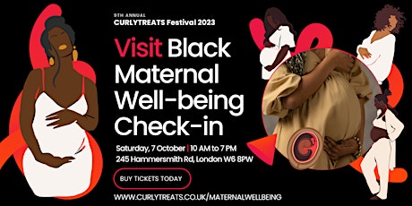 Black Maternal Well-being Check-in: CURLYTREATS Fest | Black History Month primary image