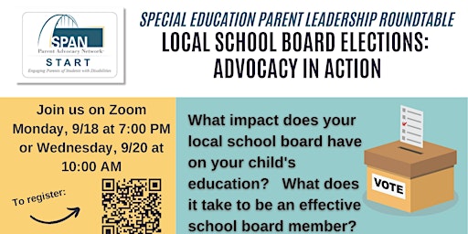 Local School Board Elections:  Advocacy in Action primary image