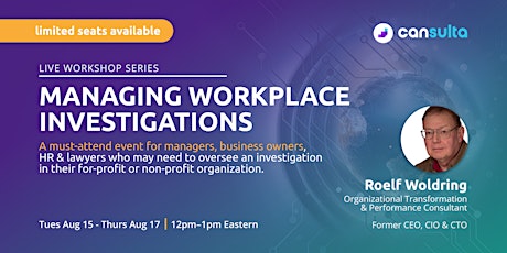 Managing Workplace Investigations: Navigating Delicate Situations primary image
