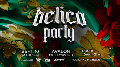 Bélico Party:  Mexican Independence Day Edition primary image