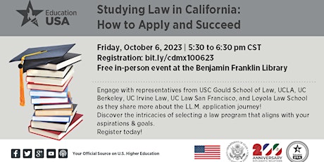 Studying Law in California:  How to Apply and Succeed primary image