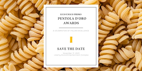 ICCO Unico Primo Pentola d'Oro Awards 2023 primary image