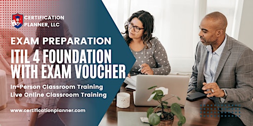 Hauptbild für NEW ITIL 4 Foundation Certification Training with Exam Voucher in Denver