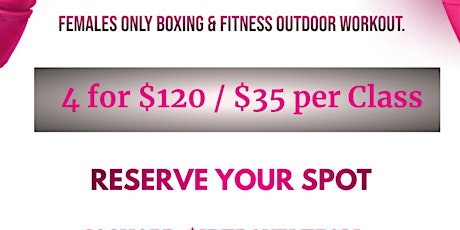 Female Only Boxing &Fitness Fundraiser