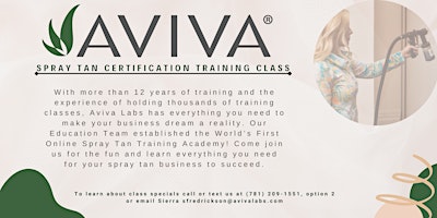 New York Spray Tan Certification Training Class - 