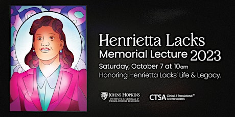 Hauptbild für 2023 Henrietta Lacks Memorial Lecture