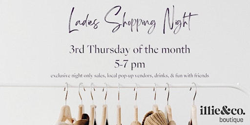 Imagem principal do evento Ladies Shopping Night