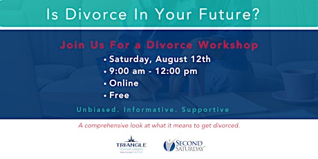 Second Saturday FREE, Virtual, Divorce Workshop  Passcode SS2023 primary image