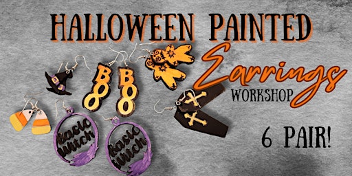 Halloween Painted Earring Workshop primary image