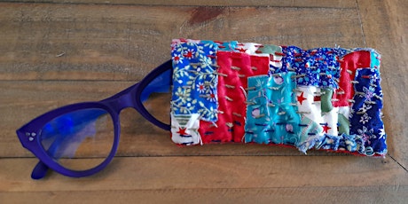 Slow Stitch  Glasses Pouch Workshop primary image