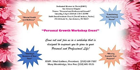 Christian Women's Personal and Professional Development Workshop primary image