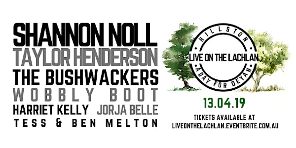 Live on the Lachlan - Fundraiser featuring Shannon Noll & Taylor Henderson