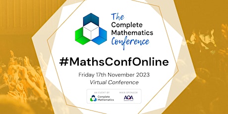 Imagem principal do evento #MathsConfOnline - A Complete Mathematics Virtual Event