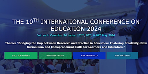 Primaire afbeelding van The 10th International Conference on Education 2024