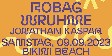 ROBAG WRUHME & JONATHAN KASPAR - strandliebe Open Air I Bikini Beach Bonn primary image