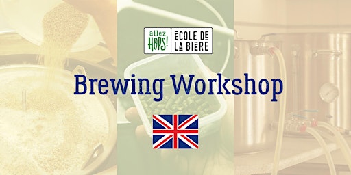 CRAFT BEER - Introduction to brewing and tasting craft beer IN ENGLISH primary image
