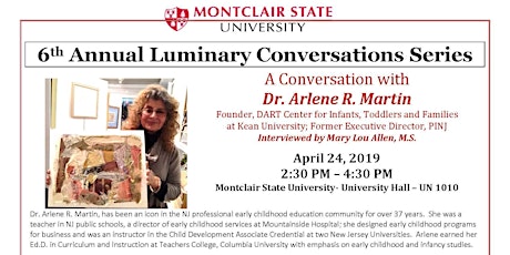 6th Annual Luminary Conversations Series - Dr. Arlene R. Martin primary image