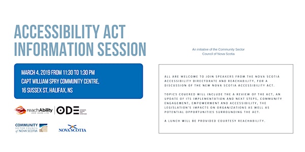 Leadership Lab Lunch & Learn - Accessibility Act - Central Region