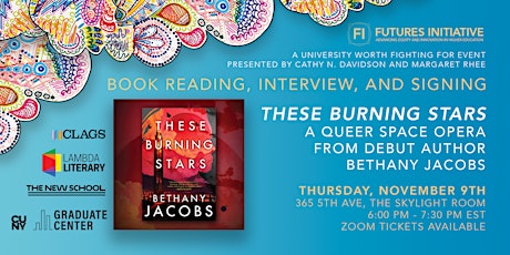 Image principale de These Burning Stars: A Queer Space Opera Debut Novel by Bethany Jacobs