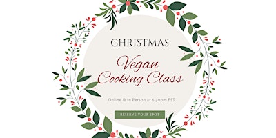 Vegan Christmas Dinner cooking class primary image