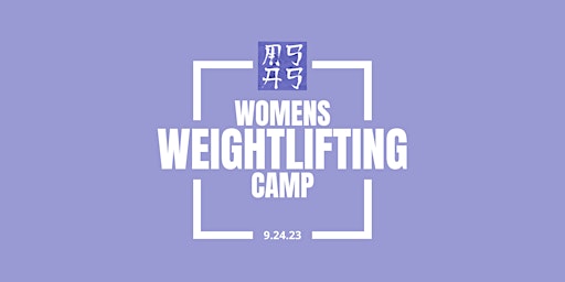 Women's Weightlifting Camp at MASS primary image