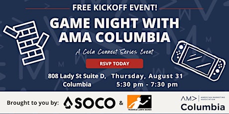 Hauptbild für Game Night with AMA Columbia