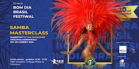 Samba MasterClass z królową karnawału z Rio - Thai Rodriguez primary image