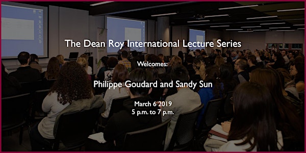 Dean Roy International Lecture Series