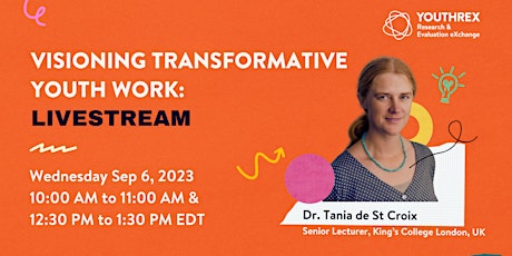 Visioning Transformative Youth Work: Livestream primary image