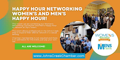 Imagen principal de Happy Hour Networking @ Oly's Tavern - Men's and Women's Networking