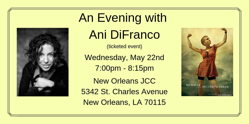 An Evening With Ani DiFranco at the Jewish Community Center