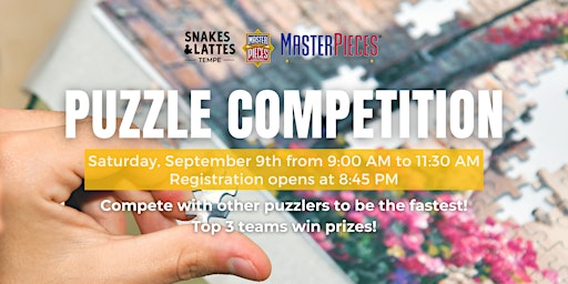 Puzzle Competition at Snakes & Lattes Tempe primary image